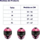 thumbnail image 4 of Casco para Motocicleta Bluelander de Doble Visera con Certificación ECE, Rosa, Talla S, 4 of 5