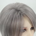 thumbnail image 5 of Layered Bob Short Gray Wigs for Women Mixed Gray Cute Straight Pixie Bob Wig Synthetic Haircuts Grey Side Part Inverted Bob Wig Natural, 5 of 6