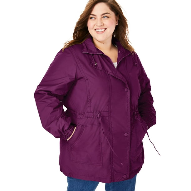 Woman Within Woman Within Women's Plus Size FleeceLined Taslon