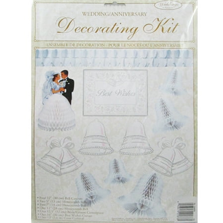 Wedding 'Best Wishes' Decorating Kit (12pc)
