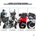 thumbnail image 5 of Motorcycle Handlebar Bag, Pu Motorcycle Fork Tool Bag Motorcycle Tool Bag For Motorcycle Front Forks With 2 Straps, 5 of 5