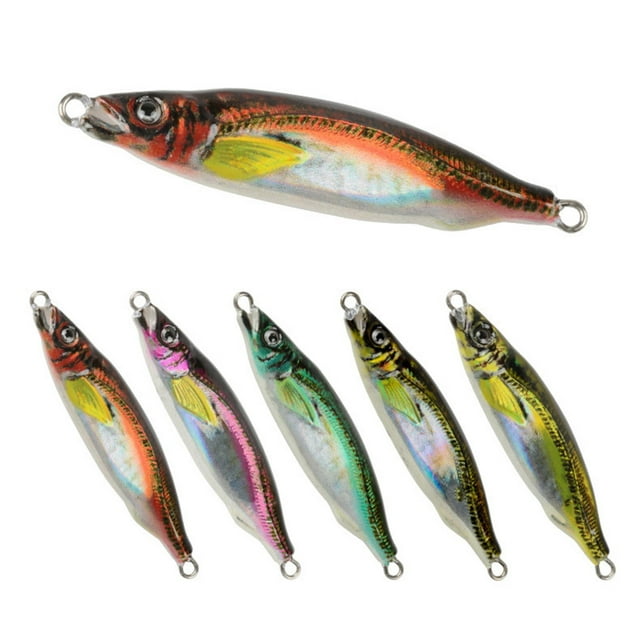 LJNYFDC Spanish Mackerel Fake Bait 40g Fishing Lures with Realistic Swim Posture Smooth Throwing Luminous Anti Break Design for Widely Used Spanish Mackerel Fishing
