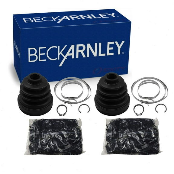 2 pc Beck/Arnley Rear Inner CV Joint Boot Kits compatible with Toyota Highlander 2.4L 2.7L 3.3L 3.5L L4 V6 2004-2013