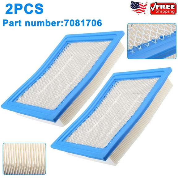 Air Filter for Polaris Ranger XP 900 2013 2014 2015 2016-2019 7081706 7082241 2PCS