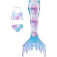 thumbnail image 1 of Mermaid Tails for Swimming for Girls Kids Swimsuits Costumes Tale Bathing Suit Bikini Set（No Monofin）_Special Gift, 1 of 5