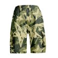 thumbnail image 4 of Fabrcox Camo Cargo Shorts Men Elastic Waist Men's Bermuda Shorts Breathable Summer Outdoor Running Men’s Basketball Shorts with Pockets Green L, 4 of 4