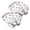Christmas Snowflake Circle Dot Pattern, variant on Christmas Santa Train Polar Bear Pattern 2 Pack Slouchy Beanie Hat, Sleep Head Cover with Stretchy Fabric & Soft Texture, Heat Retaining Gifts for Unisex Men Women