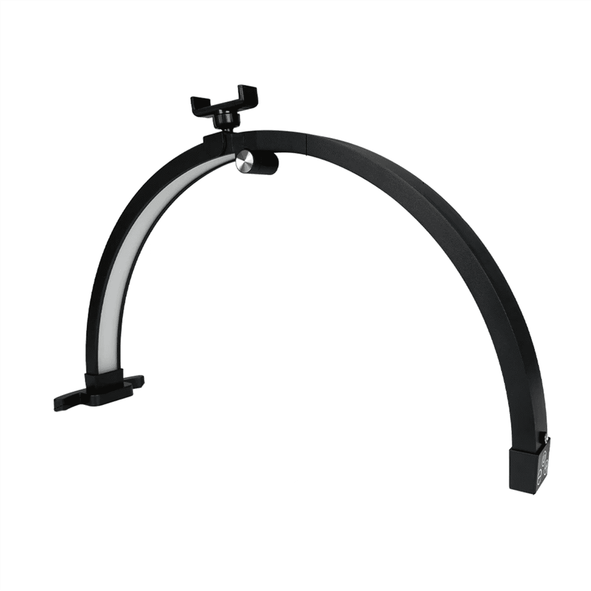 22Inch Half Moon Nail Desk Lamp 20W Touch Control Black US Plug