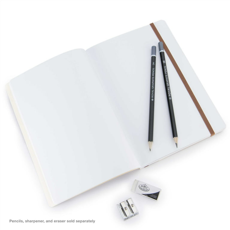 24 Sheets Watercolor Journal with Insert Pocket, Pocket Sketchbook