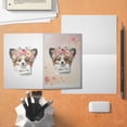 thumbnail image 4 of Happy Mother's Day Papillon with Flower Crown and Greeting Card 5x7in Folded Greeting Card Pap Butterfly Dog Lover Single Note Card with Envelope - 13004, 4 of 5