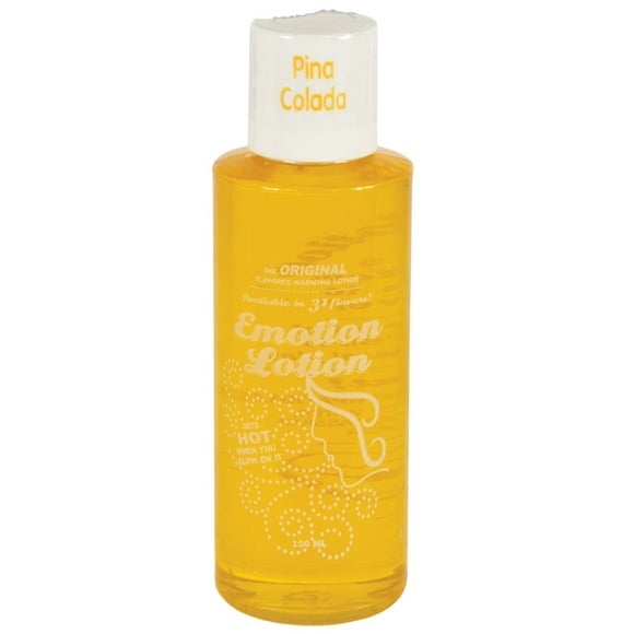 Emotion Lotion Flavored Warming Massage Oil, Pina Colada 4 oz