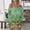 Mint Green, variant on Women's Casual Tennis Dress Women Summer Dresses Print Beach Off Shoulder Tunic Casual Loose Fit Sleeve Dress Green M