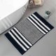 thumbnail image 2 of Bathroom Rug Non-Slip Super Absorbent Extra-Soft Striped Toilet Bath Mat Entry Door Carpet Room Decoration, 2 of 5