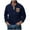 Navy, variant on ZRGHAOYLQ Polar Fleece Sweatshirt Plus Size Mens Big and Tall Long Sleeve Shirts Stand Collar Button Up Pullover with Pockets Winter Warm Thermal Sweatshirts Khaki S