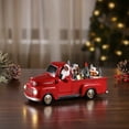thumbnail image 3 of Mr. Christmas 11" Animated Nostalgic Red Truck - Black Santa, 3 of 5