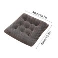 thumbnail image 3 of Thickened Chair Cushion, Office Seat Pad with Hook and Loop Fasteners, Non-slip Crystal Velvet Cover Machine Washable for Comfort & Support, for Home Office Desk Chair and Undergraduate, 3 of 4