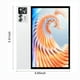 thumbnail image 3 of Tabletas de 10,1 pulgadas Android 12, tableta PC HD, pantalla delgada, Bluetooth, WiFi (5G/2,4G), tableta PC 4+64G, compatible con tarjeta de memoria de 256G, SIM dual, HD Voice., 3 of 8