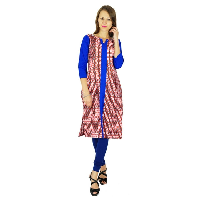 Phagun Kurta Bollywood Indienne de Designer pour Femmes Kurti Ethnique Tunique Décontractée Robe
