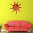 thumbnail image 3 of Paper Lamp Shade Handmade Star Lantern Environmentally Friendly Lamp Accessory 30cm(Orange), 3 of 6