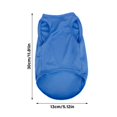 thumbnail image 2 of AiYqZypa Clearance Summer Dog Shirts Breathable Dog Clothes Pet Sleeveless Vest Lightweight Stretchy Tank Top T Shirts For Small Medium Large Dogs Boy Girl, 2 of 2
