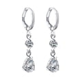 thumbnail image 3 of Xihbxyly Hermosos Aretes, Elegante Diseño En Forma de Gota, Detalles Geométricos de Ratán, Elegante Material de Aleación, Perfectos para Bodas, Fiestas y Reuniones, Regalo Ideal para Mamás, Novias y, 3 of 3