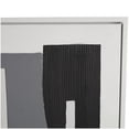thumbnail image 5 of 40" x 59" Textured Geometric Framed Wall Art with Various Shapes and Black Accents, by DecMode, 5 of 10
