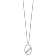 thumbnail image 2 of Primal Silver Sterling Silver Polished 0.03 Cttw Diamond Necklace, 2 of 5