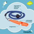 thumbnail image 3 of Sifflet d'Entraînement Coachi, Idéal pour l'Obéissance et le Rappel, Son Clair et Fort, Léger et Compact, Lanière Réfléchissante Réglable, Adapté pour l'Entraînement des Chiots et des Chiens, 3 of 3