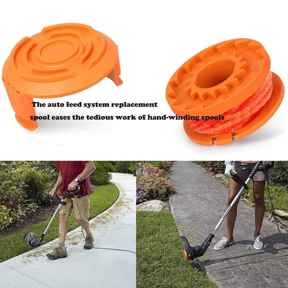 16 Pack Replacement Trimmer Line for Worx WA0010 WG180 WG163 WG175 Spools,10 Ft/0.065 Inch Trimmer String Refills Parts