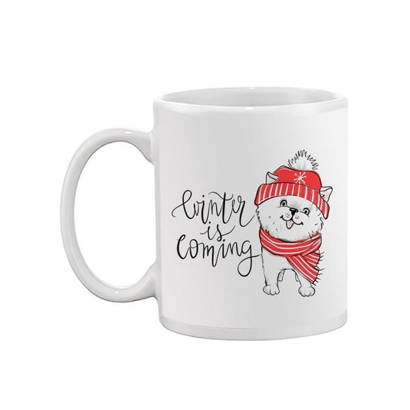 Winter Puppy Design. Mug  -Image by Shutterstock,