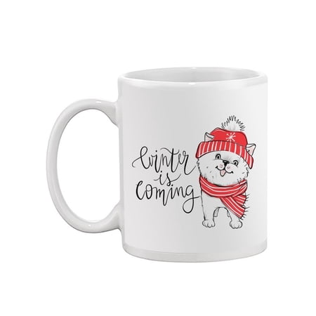 Winter Puppy Design. Mug -Image by Shutterstock