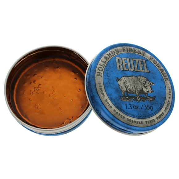 Pomada Soluble en agua Reuzel Fijación Fuerte Azul