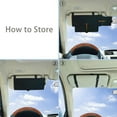 thumbnail image 4 of Car Sun Visor Extender Sunshade Extension Board Shield Blocker Front Side Window Shade Anti Glare, 4 of 7