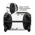 thumbnail image 2 of Cauagu Piano Keys With Musical Notes for Travel Luggage Cover,Travel Dust-proof Suitcase Cover Softside Suitcase Protector for 18-32inch,Not Included Suitcase-Large, 2 of 7