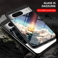 thumbnail image 4 of TECH CIRCLE for Google Pixel 8 Case,Luxury Hybrid Shockproof Rubber Anti-Scratch,Anti-Fingerprint,Pattern Design,Tempered Glass Slim Lightweight Back Cover Case for Google Pixel 8 6.2" 2023, 4 of 8