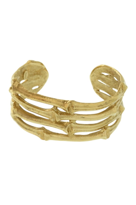 Pre-Owned Yves Saint Laurent Metal Gold Bangle Bracelet 0815 YVES SAINT LAURENT (Good)