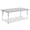 Driftwood/Coastal Blue, variant on Rectangle Activity Table - 30" X 60", A-height - Driftwood Gray/Gray/Gray