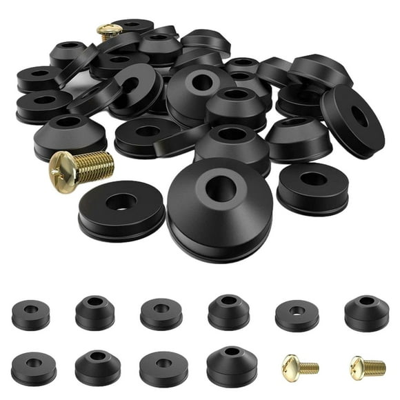 58 Pieces Flat And Bevel Washer Gasket Accessories Assorted for Repair And Maintenance