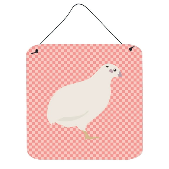 Texas Quail Blue Check Wall or Door Hanging Prints