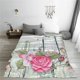 thumbnail image 5 of Fotbe Vintage Wood with Floral Manta de Franela Acolchonada con Estampado, Súper Suave y Esponjosa, Extra Grande para Sofá, Cama, Uso Todo el Año-80"x60", 5 of 7