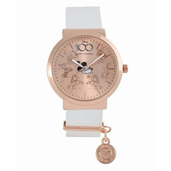Disney YEARS OF WONDER 100 Anniversary Mickey Mouse ROSE GOLD Watch NIB Limited - MK45260MC