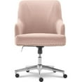 thumbnail image 5 of Home Square 2 Piece Twill Fabric Home Office Chair Set in Blush - Pink, 5 of 11