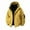 Yellow Non-fleece lining, variant on ATENAR Winter Coats for Men,Mens Winter Coats,Casual,Cold Weather,Long Sleeve,Solid,Cotton,Beige,S
