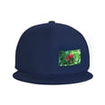 thumbnail image 2 of Beautiful Tropical Flower Flat Bill Hats for Men Snapback Skull Skateboard Hats Baseball Cap, 2 of 7