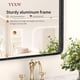 thumbnail image 3 of Espejo de baño de pared YYXW con marco de metal redondeado, 3 of 6