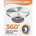 thumbnail image 2 of 253 Pcs Cake Decorating Kit, 12" Aluminum Alloy Cake Turntable, 48 Numbered Icing Tips, 3 Russian Piping Nozzles, Offset and Straight Spatulas, Cake Leveler, Pastry Bags Baking Supplies, 2 of 4