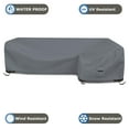 thumbnail image 2 of COVERS&ALL L Shape Sectional Sofa Cover, 12 Oz, Waterproof & UV-Resistant, Ideal for Indoor/Outdoor (Right Side Sofa, 90" x 120" x 33" x 35", Grey), 2 of 7