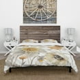 thumbnail image 2 of Designart 'Fields of Gold Watercolor Flower VI' Cottage Duvet Cover Set, 2 of 4