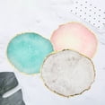 thumbnail image 1 of Creative Golden Edge Resin Nail Color Palette Mixing Drawing Paint Manicure Display Holder for DIY, 1 of 10