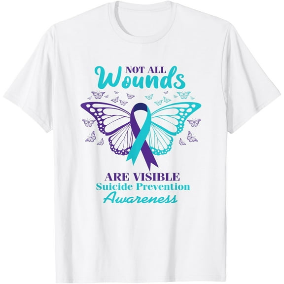 Mental Health T-Shirt Ultra-Soft Cotton Crewneck for Daily Wear, Community Events (Advocates & Allies),White119